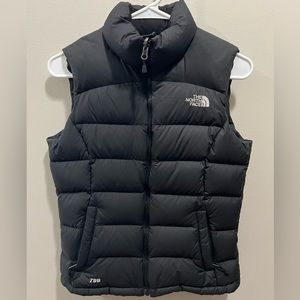 The North Face Black 700 Down Vest (xs)